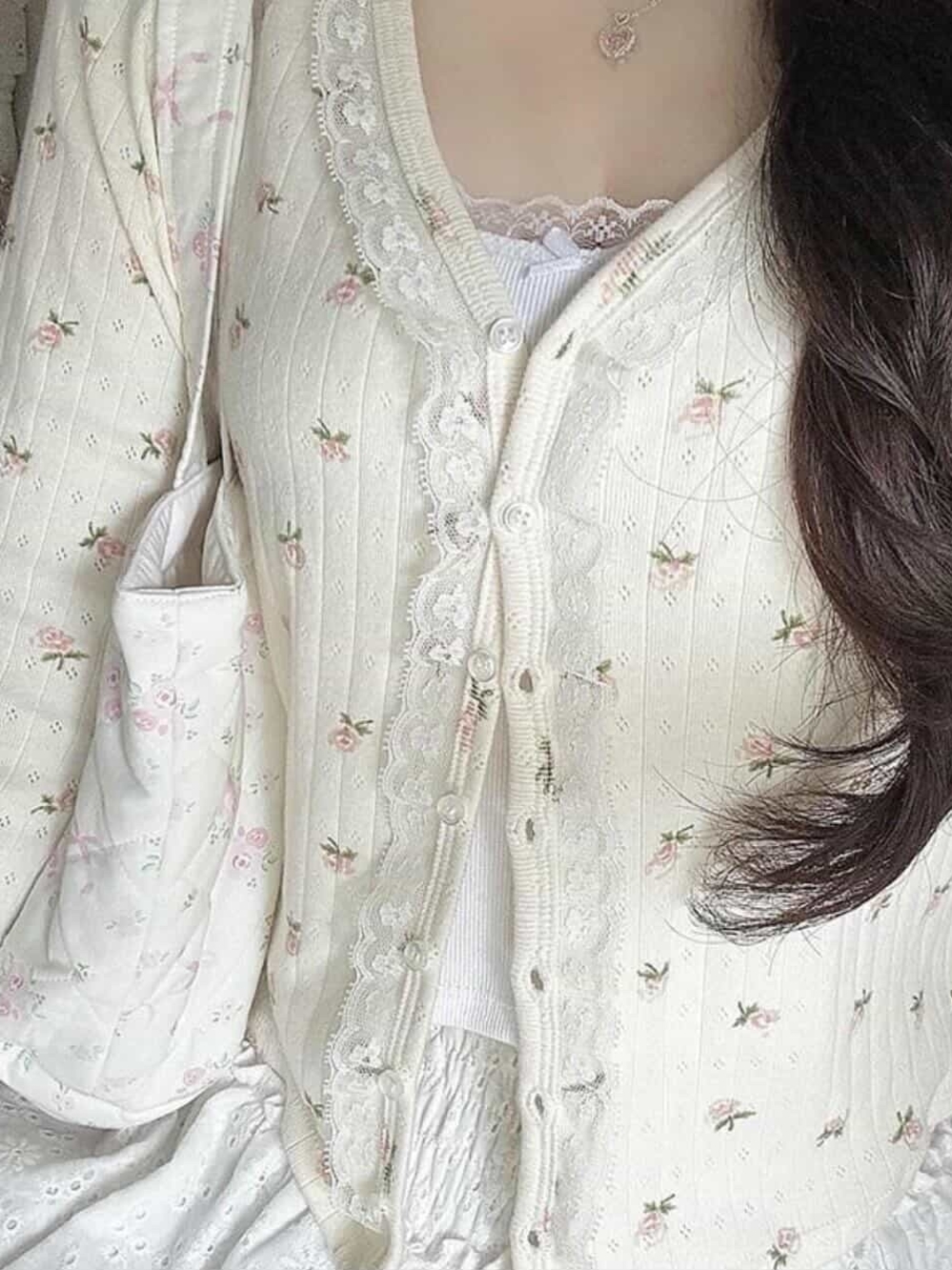 Coquette Floral Cardigan
